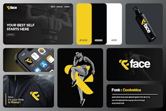 design a minimalist logo and brand identity, brand style guide, brand book