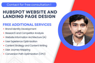 design converting hubspot websites and hubspot landing page