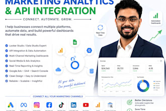 create a looker studio dashboard for marketing