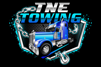 design trucking business, logistics, dispatcher and transport logo