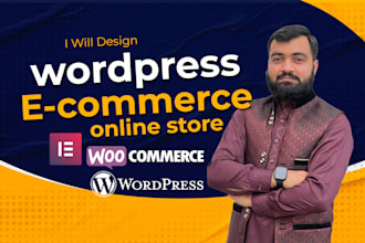 design woocommerce website, online store, or website