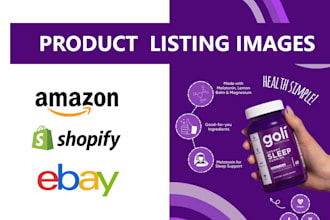 design amazon, ebay, and shopify product listing images
