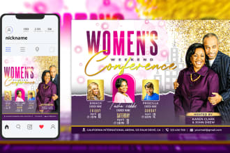 design an awesome church flyer and event flyer in 4hours
