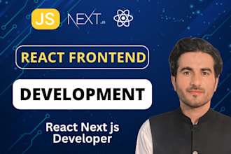 be your react js frontend web developer