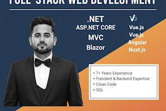 develop a web application  in  dot net core and API