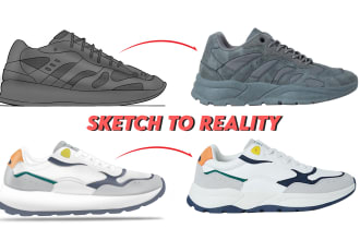 techpack for manufacturing sneakers, shoes, slides, footwear