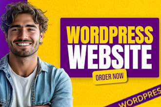 do wordpress website development, design or redesign wordpress blog website