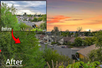 day to dusk photo magic real estate enhancement