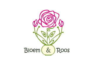 design appealing and good looking rose logo