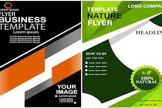 do print and digital flyer designs