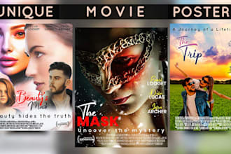 do unique movie poster designs and film posters