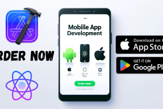 app development hybrid and native in react native, IOS, android swift