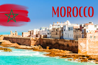 do anything related or service you will need from morocco