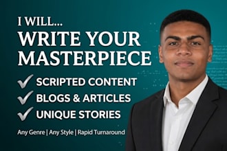 ghostwrite your masterpiece, fiction stories, and web novels
