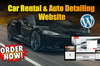 design car rental, car dealership, auto repair, automotive, booking website