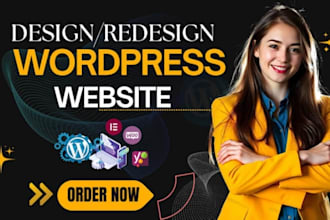 rebuild elementor wordpress website, revamp website, and homepage development