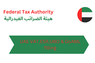 do uae vat, esr, ubo and goaml filling and advisor