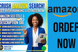 do amazon listing writing and optimization with SEO