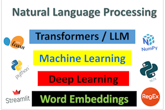 provide machine learning, data science, dl, nlp and llm solutions with python