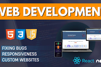 do frontend, backend website design using mern stack