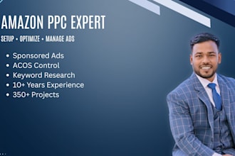 manage amazon PPC ads to improve sales, 10 years of experience