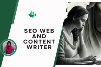 be your SEO web, research, and content article writer