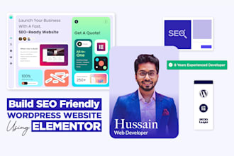 design responsive, beautiful SEO friendly wordpress website