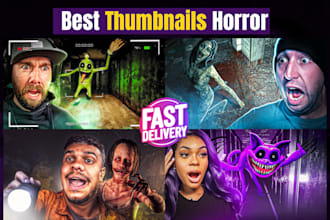 make thumbnail youtube horror creepy scary fnaf lethal company,rust gaming