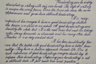write aesthetically pleasing handwritten letters for you