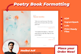 do KDP book design, book formatting, book interior layout, and cover for print