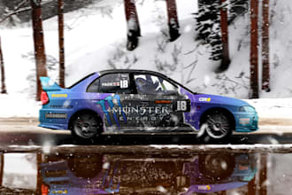 design branded motorsport vehicle graphics