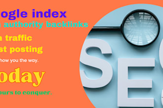 write and publish your article on high authority sites