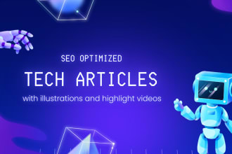 write SEO IT articles with visuals and videos