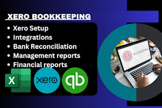 do bookkeeping, reconciliations and reporting using xero accounting software