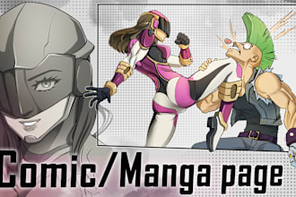 make a comic or manga page for your story