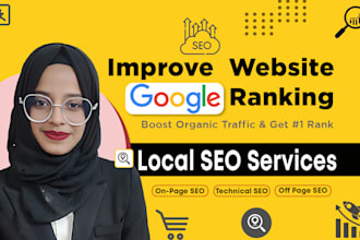 be local SEO expert with google my business, gbp, gmb, maps ranking services