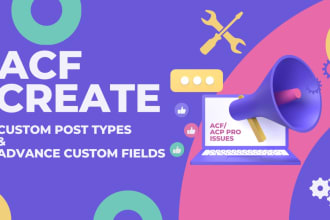 create custom wordpress theme using acf pro, cpt