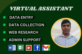 be your skilled virtual assistant and admin support