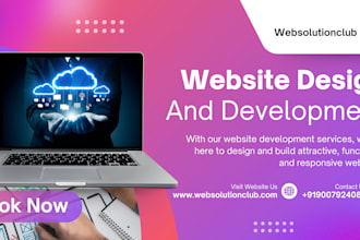 do website development, web design with wordpress
