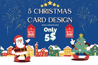 design professional christmas greeting cards