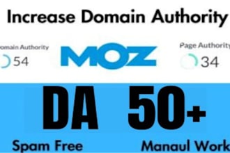increase your domain authority to da 50 guaranteed google ranking boost