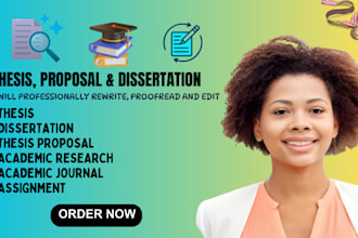 edit and proofread thesis, dissertation, proposal, essay or academic writing