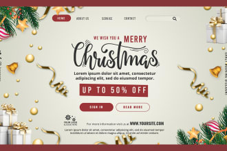 create christmas, new year, greeting and invitation cards