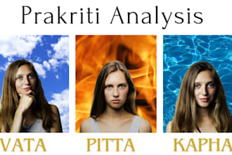 do your prakriti analysis as an ayurvedic doctor