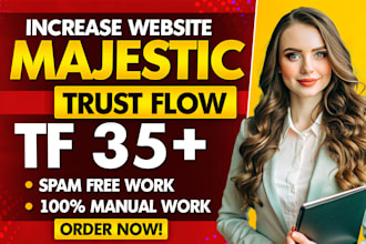 increase your website trust flow upto 35 plus