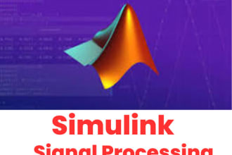 help with matlab programming, simulink, image, signal processing and gui