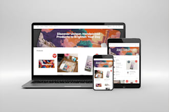 create landing page and complete wordpress website