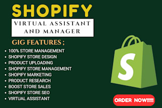 be your ecomerce store virtual assistant shopify etsy ecwid squarespace store
