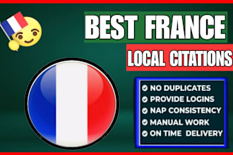 do top france local citations and social backlinks