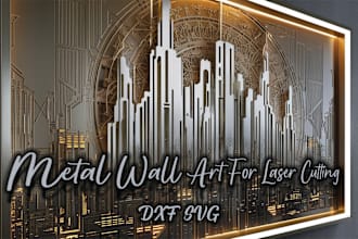 design metal wall art, home decor and shop branding